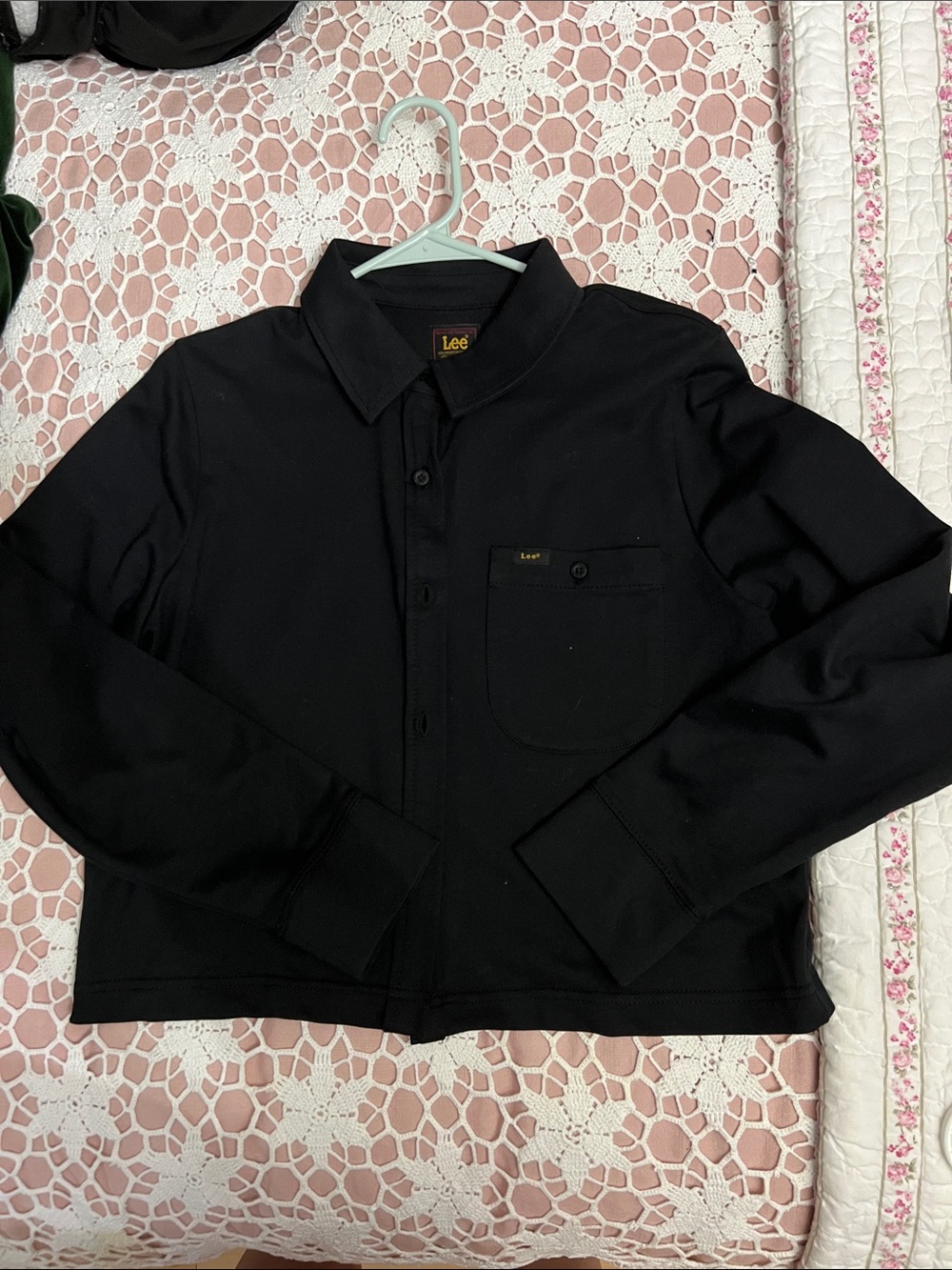 Lee Black Button-Up Shirt Jacket